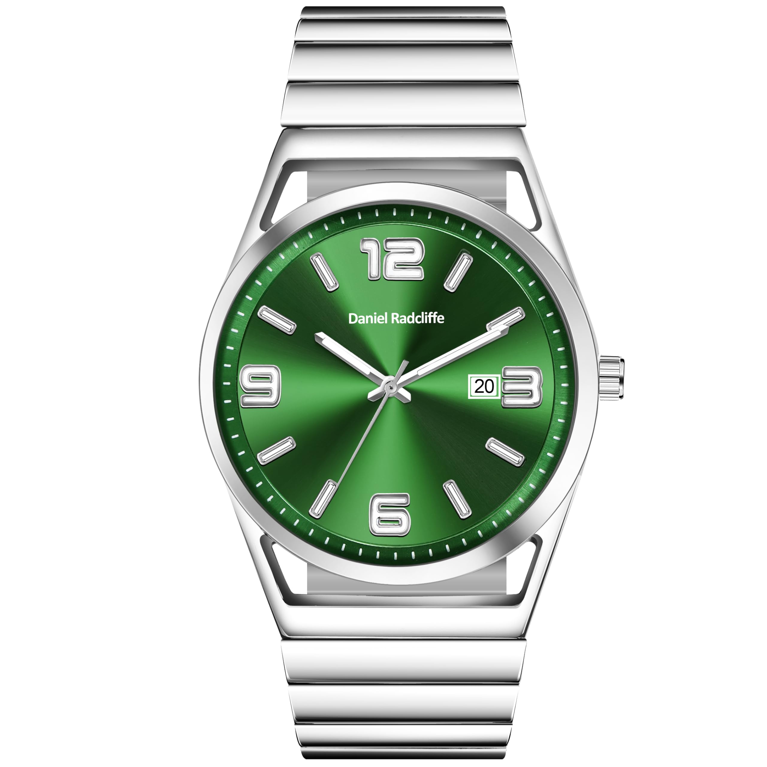 AMERICANVIBER Analog Date Functioning Stainless Steel Chain Watch for Men DRM-022 (Green) (B0D41LFY2F) Amazon Price History, Amazon Price Tracker