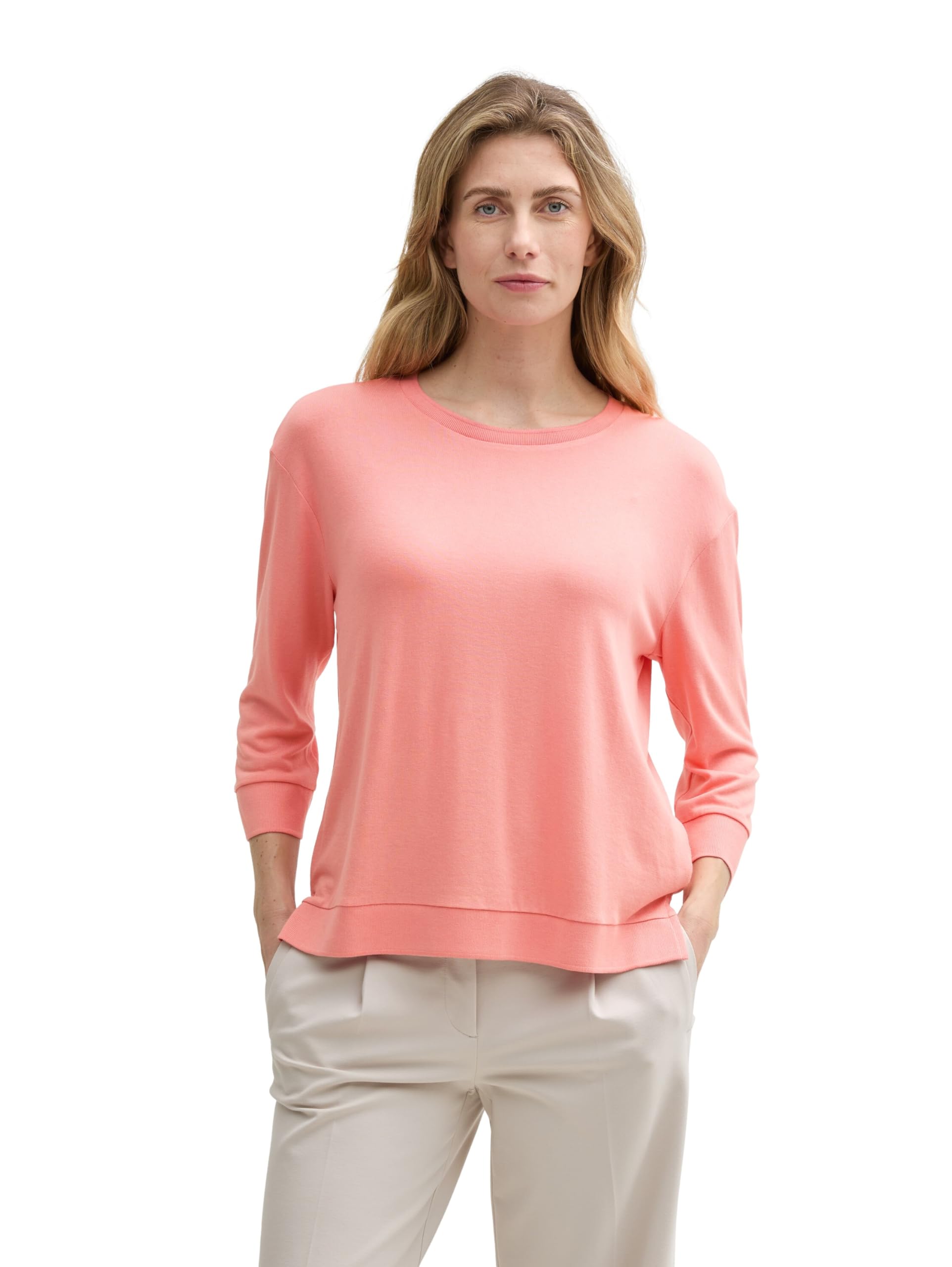TOM TAILOR Women's T-Shirt, 14980 - Rosewood Pink, XXL