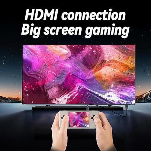 Miniatura 5 de RG28XX - Consola de juegos portátil de video retro Linux OS Reproductor de juegos 64G TF Tarjeta 5500+ Juegos Batería de 3100mAh Compatible con