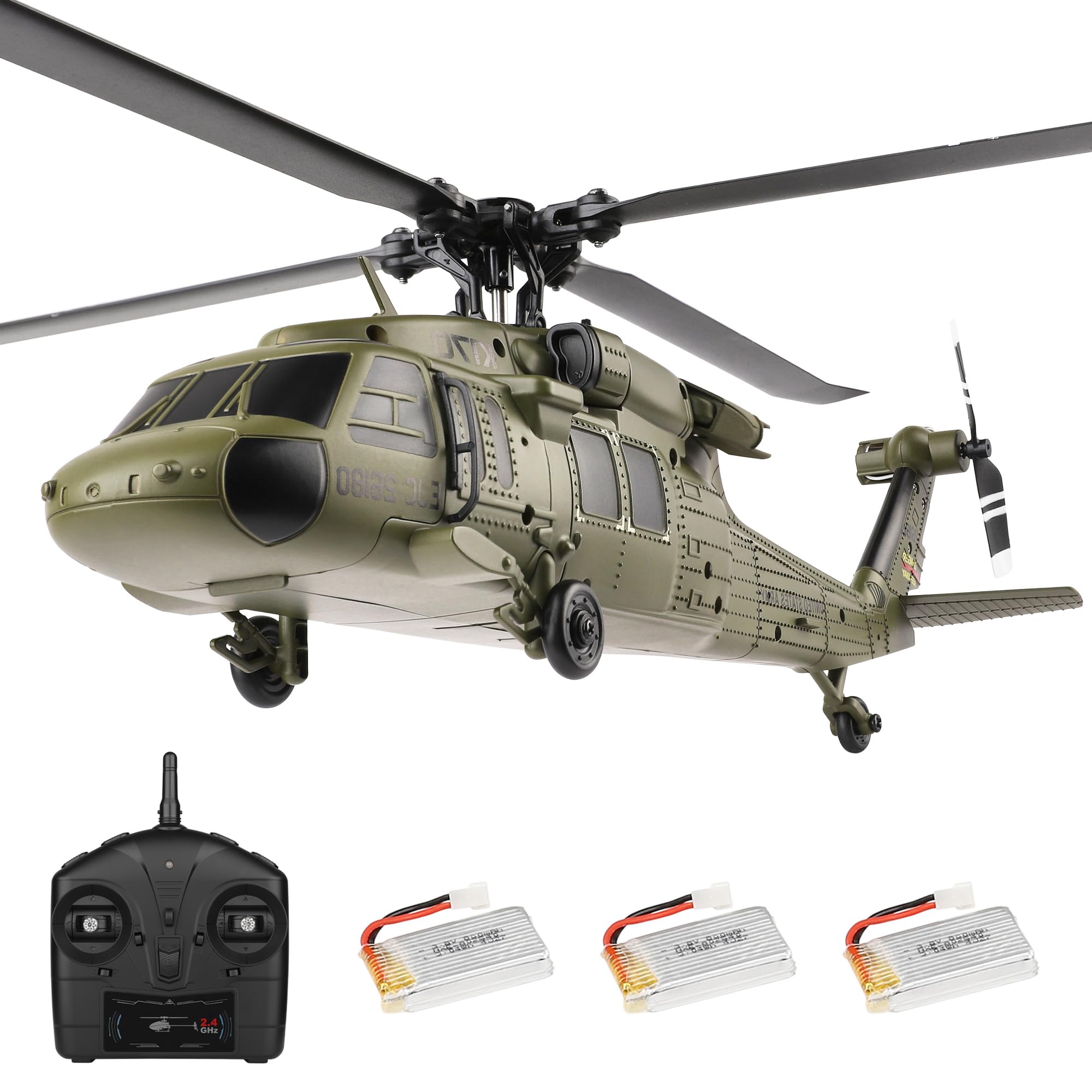 Amazon.com: HI-REEKE K170 RC Helicopter, UH60L Remote Contro