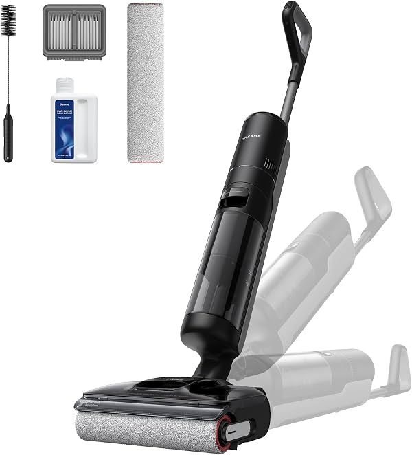 Aspiradora y Trapeadora H12 Pro FlexReach, Aspiradora Trapeadora Inalámbrica Todo en Uno para Pisos Duros, Máquina de Limpieza de Pisos 180° Reclinable con Autolimpieza en Caliente a 194°F, Autonomía de 50 Minutos