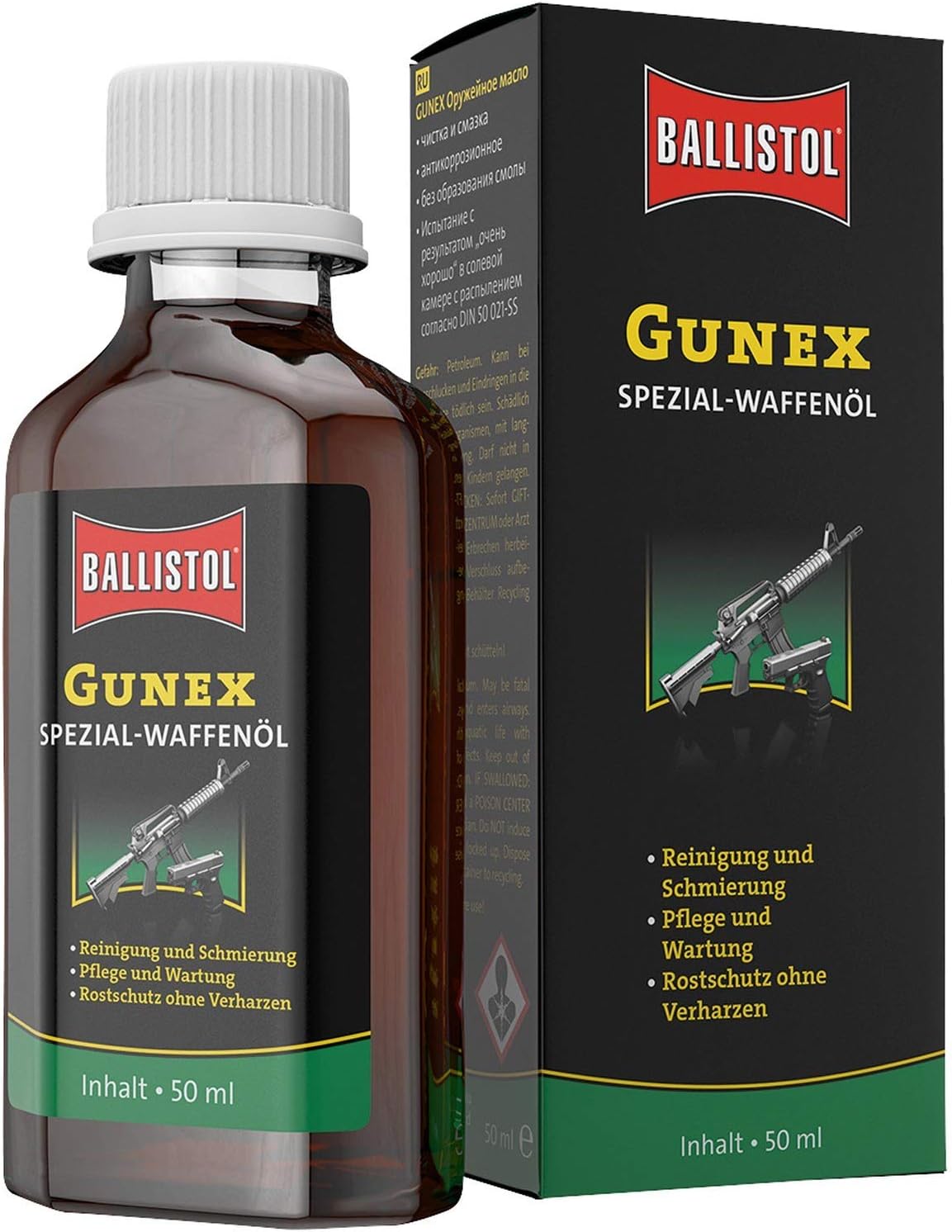 Ballistol Unisex's Gunex Oil-Multi-Colour, 50 Ml