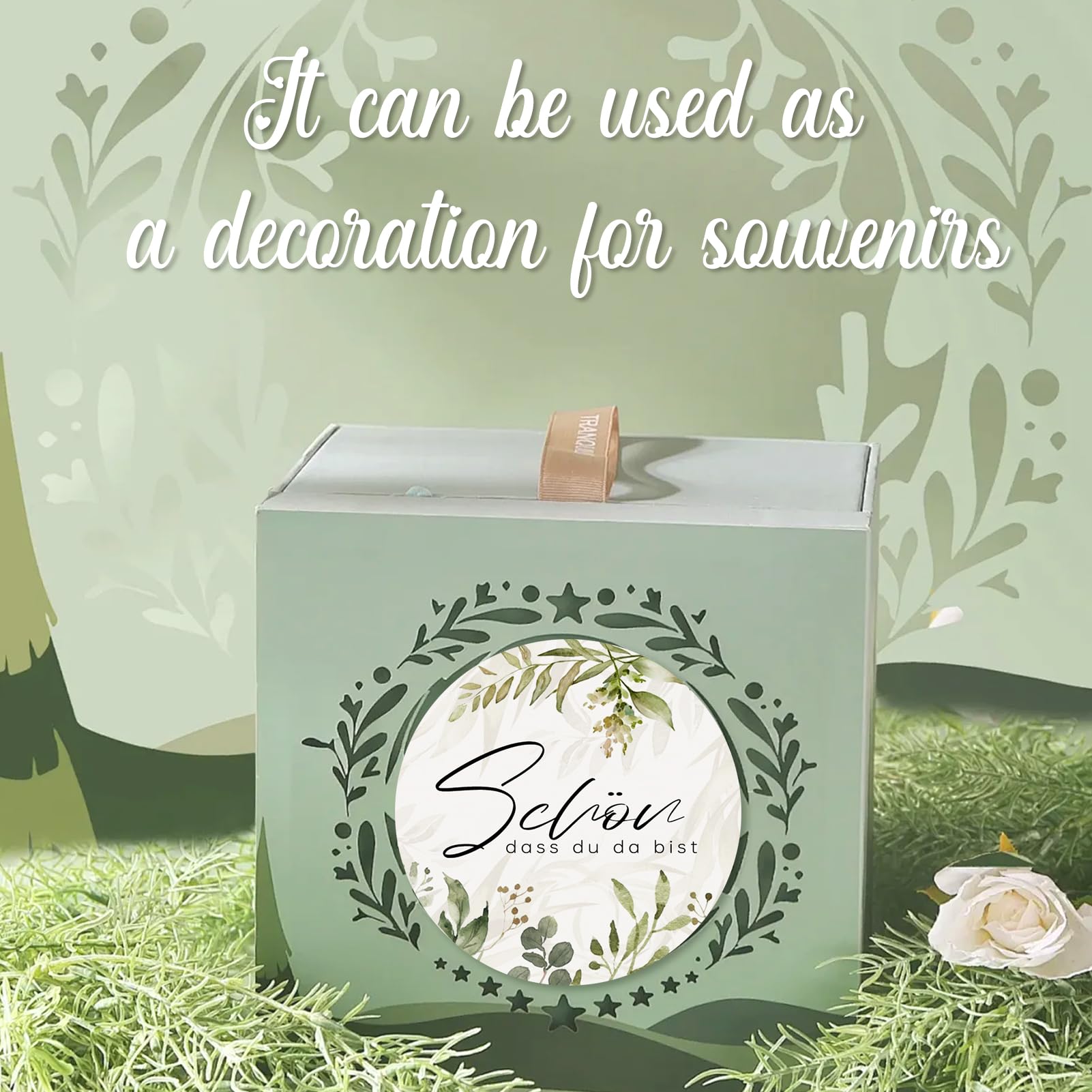 LOT DE 120 Autocollants « Schön Dass Du Da Bist - FR