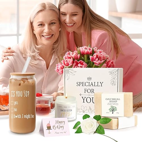 Miniatura 7 de Regalos de 50 cumpleaños para mujeres, eres tú 50, ideas de cumpleaños de 50 años para ella, regalos de cumpleaños de 50 años para mujeres, mamá,