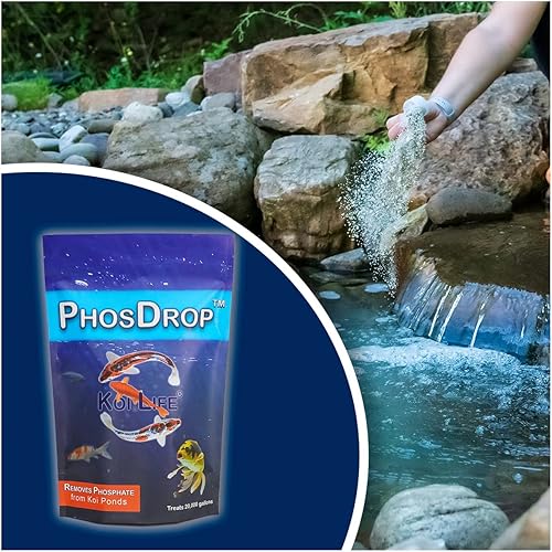 Miniatura 7 de PhosDrop - Removedor de fosfato  Trata 20,000 galones  Choque de estanque, tratamiento rápido de agua transparente