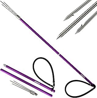 Tourney King Premium 36" Spear – Compact 3-Piece Travel-Ready Underwater Hunting Spear for Lionfish, Frog & Flounder Gigging