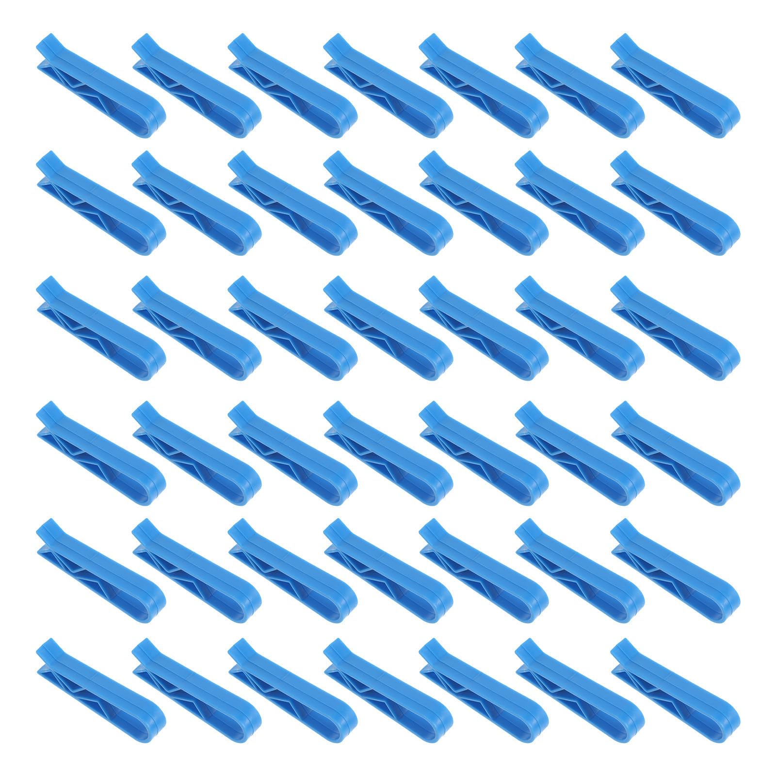 Clips de plástico para bolsa de basura resistentes, pack de 50 unidades para cubos grandes
