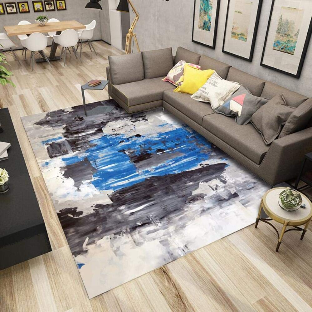 Tapis de salon antidérapant style encre pour éviter les glissades dans les salles de concert