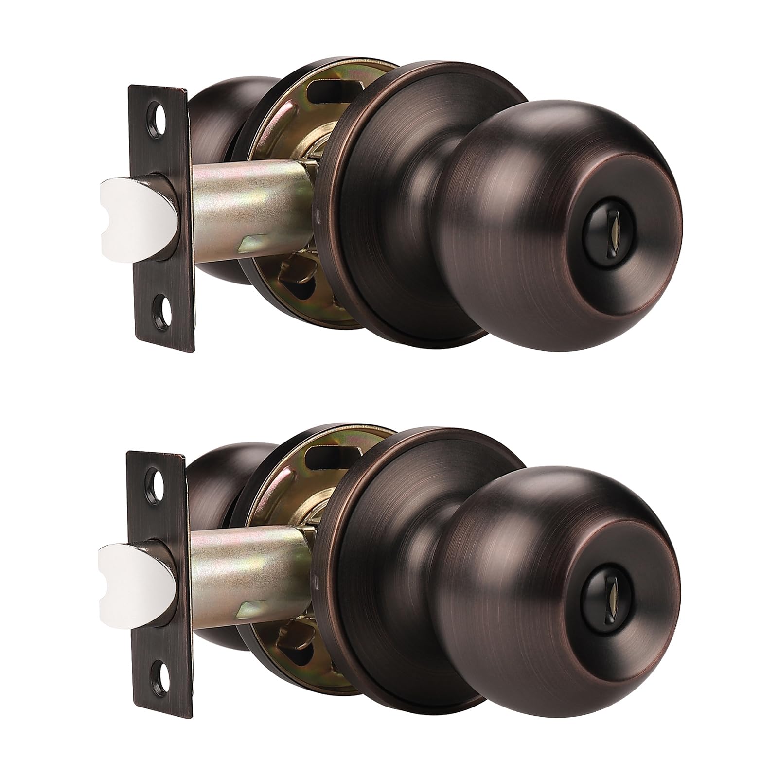 Probrico Satin Nickel Door Knobs - 5 Pack -15