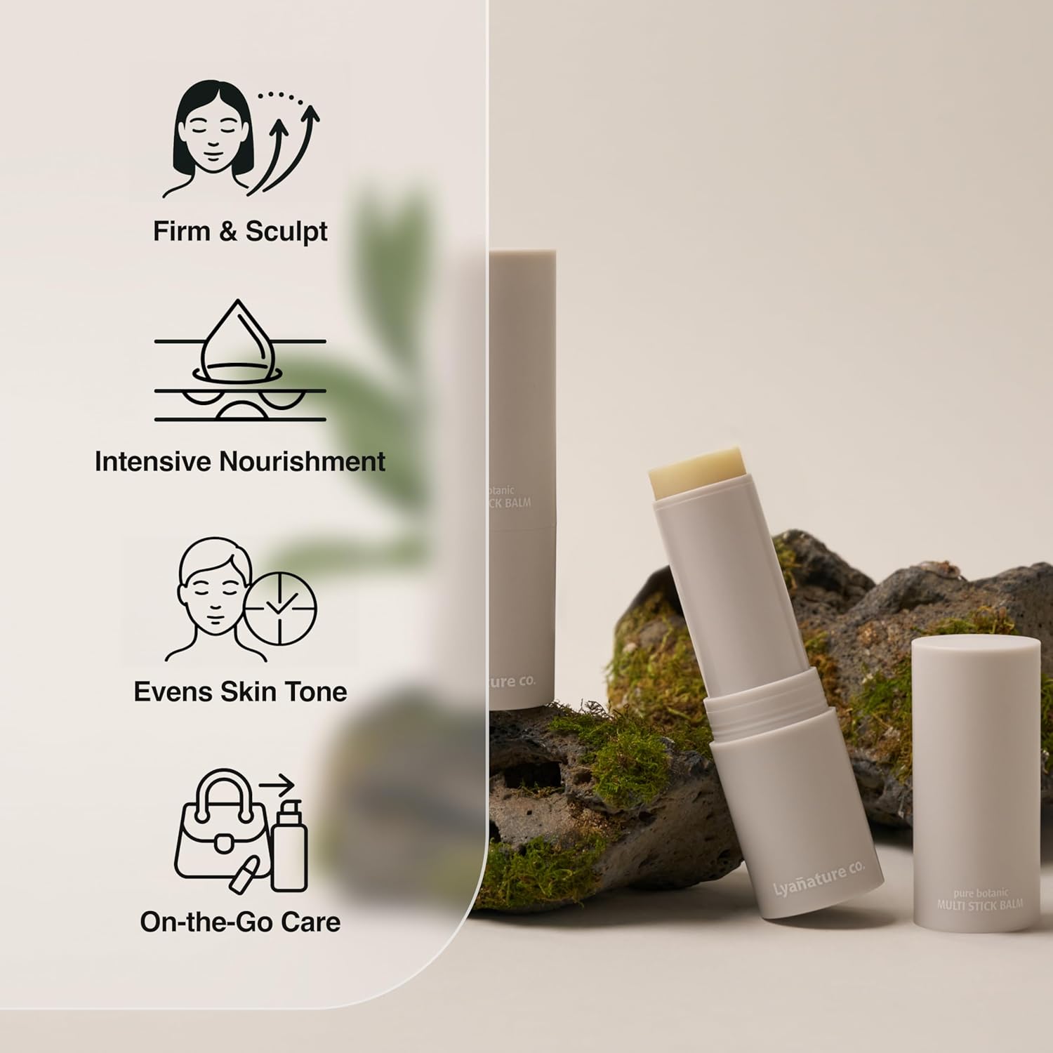 MULTI STICK BALM – Organic Korean Face Balm Stick, All-in-One Moisturizer for Eyes, Neck & Cheeks, Wrinkle Firming & Skin Tone Care, Paraben-Free Korean Skincare (0.35 oz / 10g) - Image 4