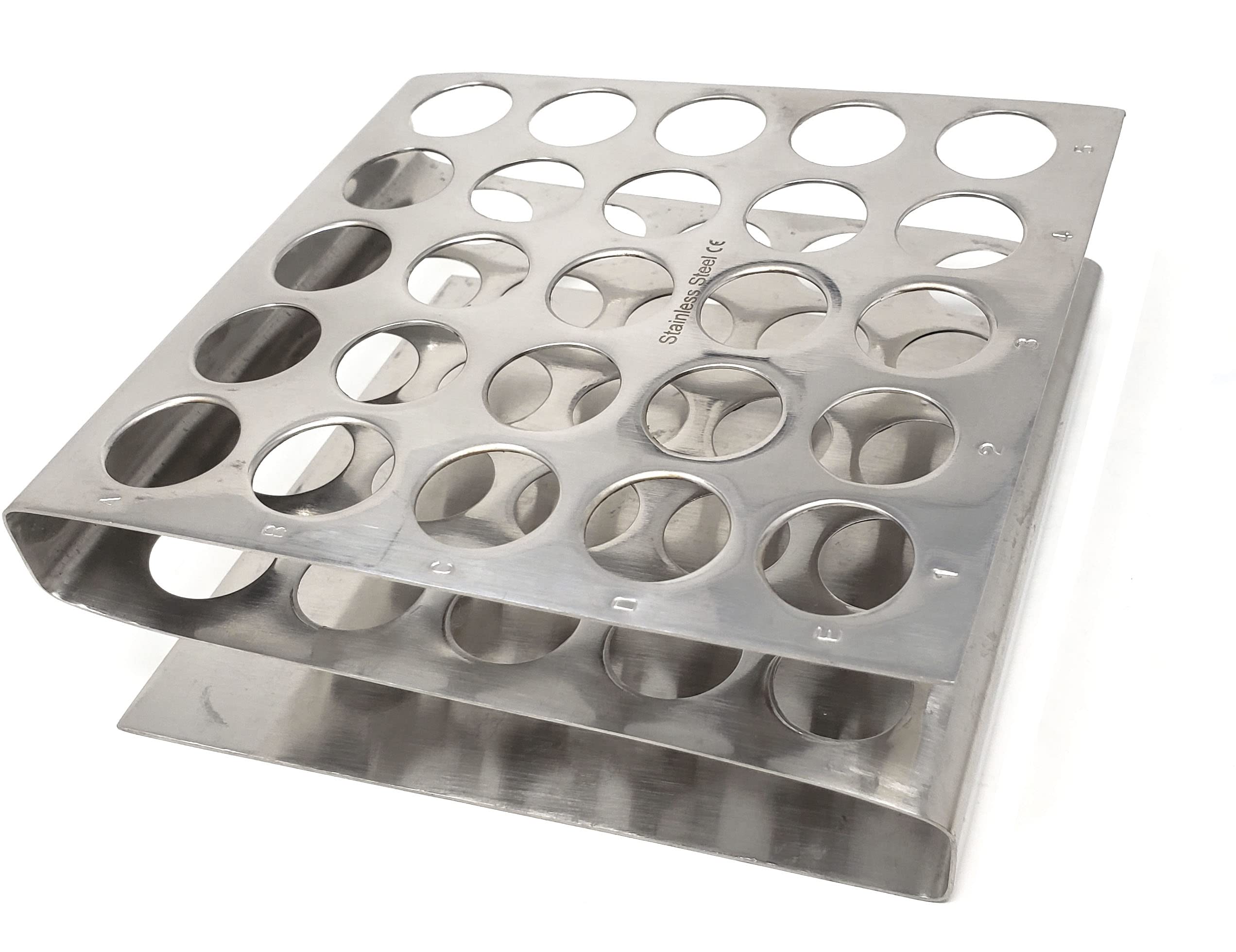 Buy A2Z Stainless Steel Test Tube Rack Holder with 25 Vents Z Shaped