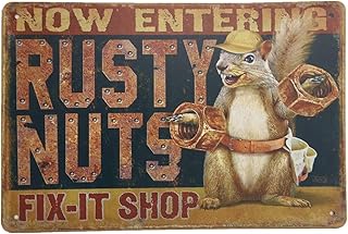 AIQIBAO Metal Vintage Tin Sign Decor-Rustic for Home Bar Pub Movie House Bar Pub Funny Retro Wall Art Sign 12