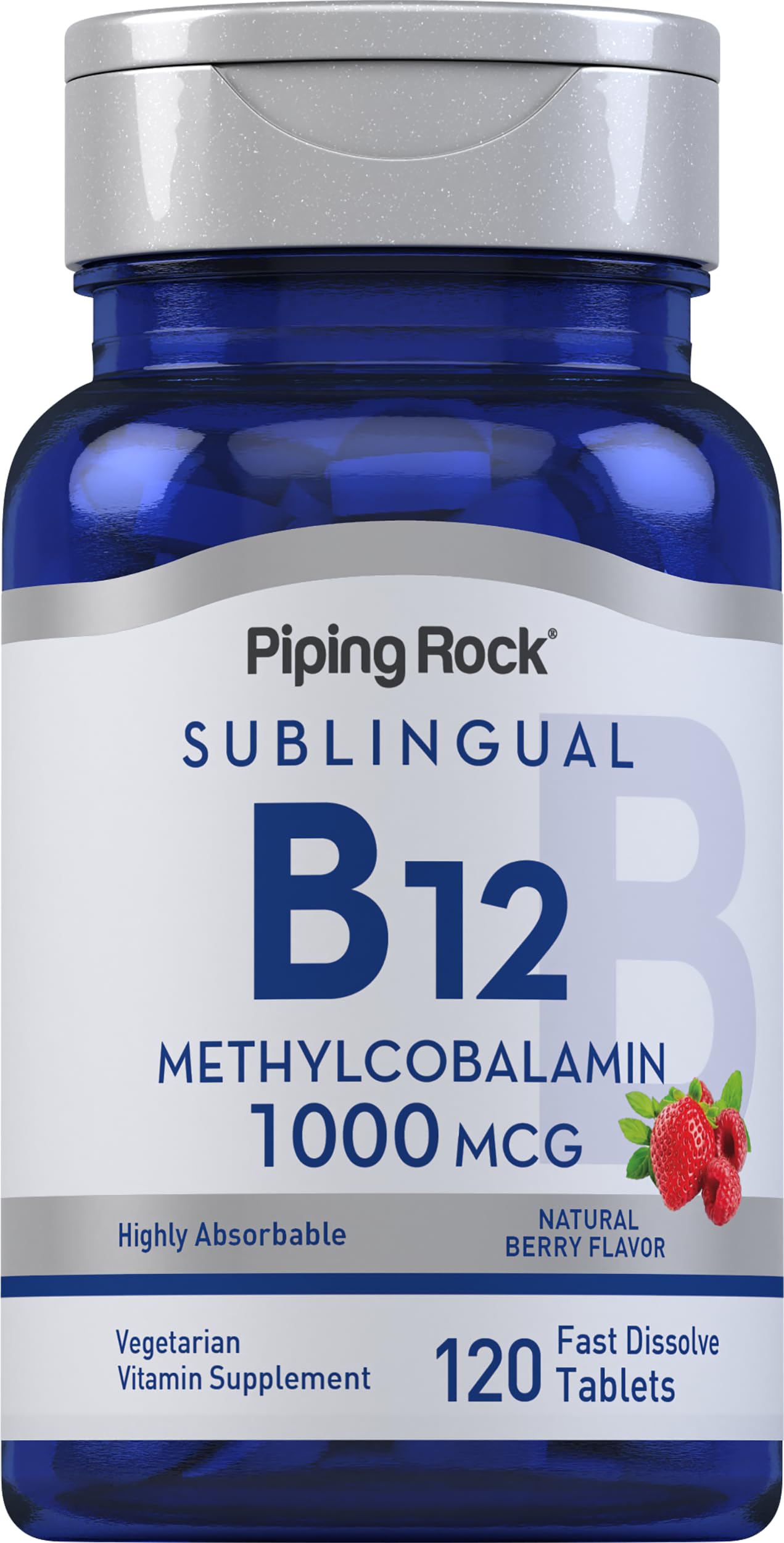 Piping Rock Vitamin B12 1000 mcg Sublingual | 120 Tablets