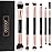 Docolor Double Sided Makeup Brushes, 6Pcs Double Ended Eyeshadow Brush Set Professional Eye Makeup Brushes Set Foundation Eyeshadow Blending Eyebrow Travel Make Up Brushes Kits