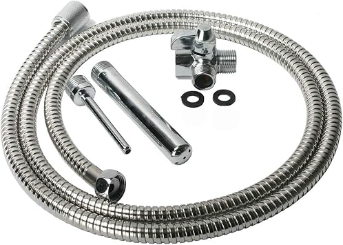Shower Enema System with Universal 3-Piece Kit Internal Cleansing Enema Hose with Shower Attachment Travel-Friendly & Compatible with Most Shower Heads