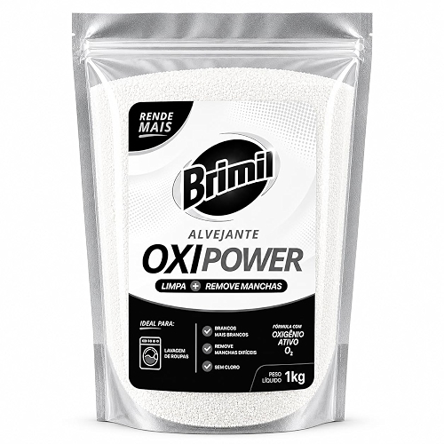 Alvejante OxiPower em Pó com Percarbonato de Sódio e Oxigênio Ativo 1kg Remove Manchas Difíceis Sem Cloro e Lavagem de Roupas Alvejante OxiPower em Pó com Percarbonato de Sódio e Oxigênio Ativo 1kg Remove Manchas Difíceis Sem Cloro e Lavagem de Roupas