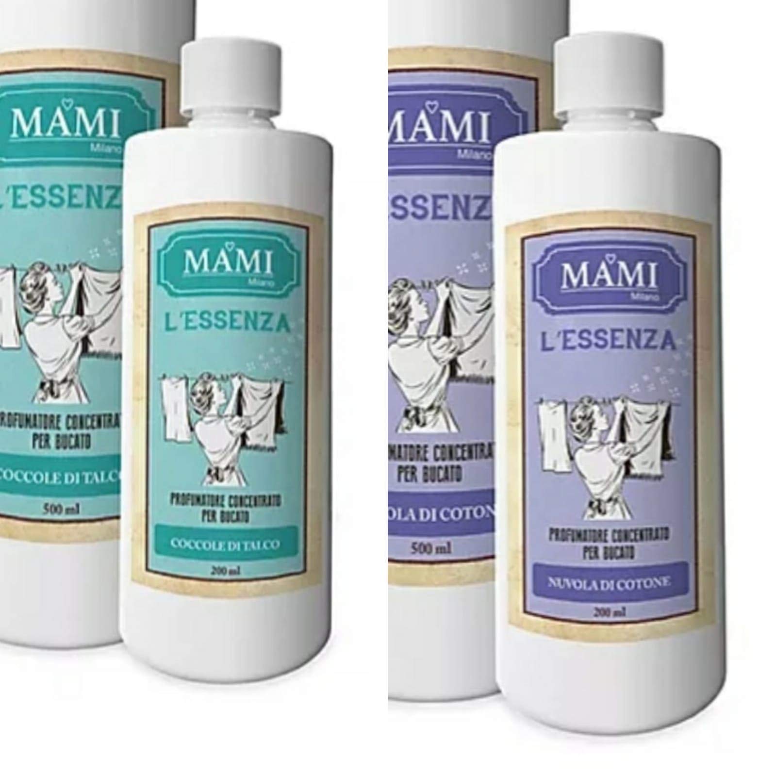 Set Mami Milano 200 ml/Soft Toy Talcum 200 / Cotton Cloud 200