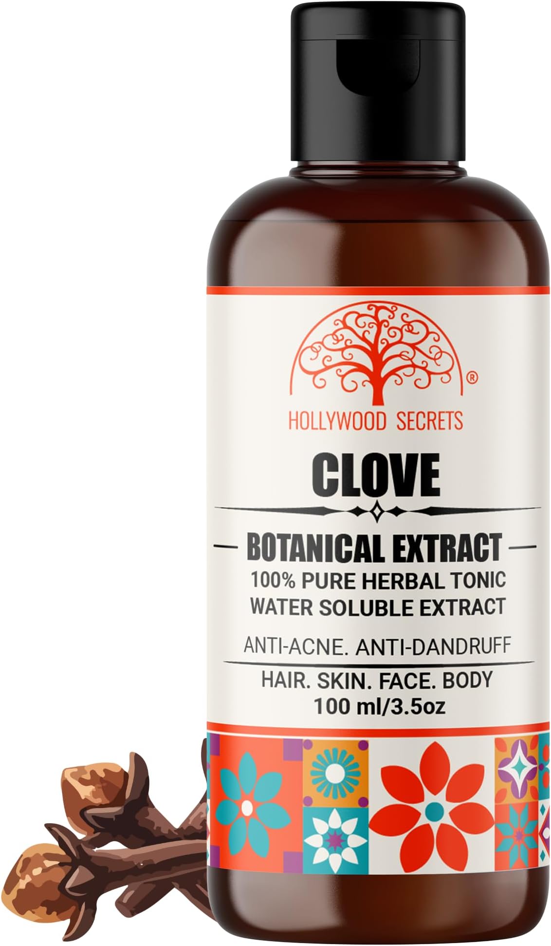 Pure 85% Clove Liquid Botanical Extract | Anti-Acne | Anti-dandruff | Hair Growth |100ml