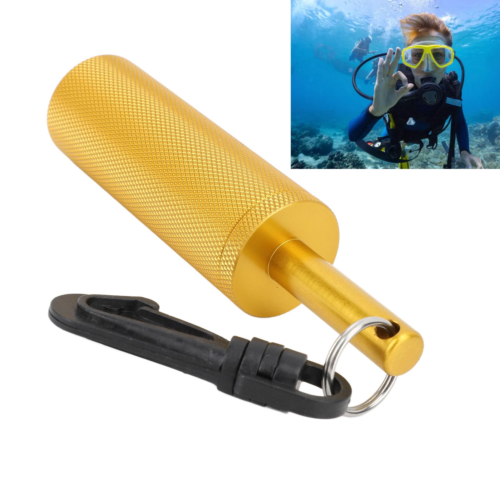 Safety Device Spring And Rattles Scuba Diving Safety Device Aluminum Underwater Diving Rattle - Safety ...