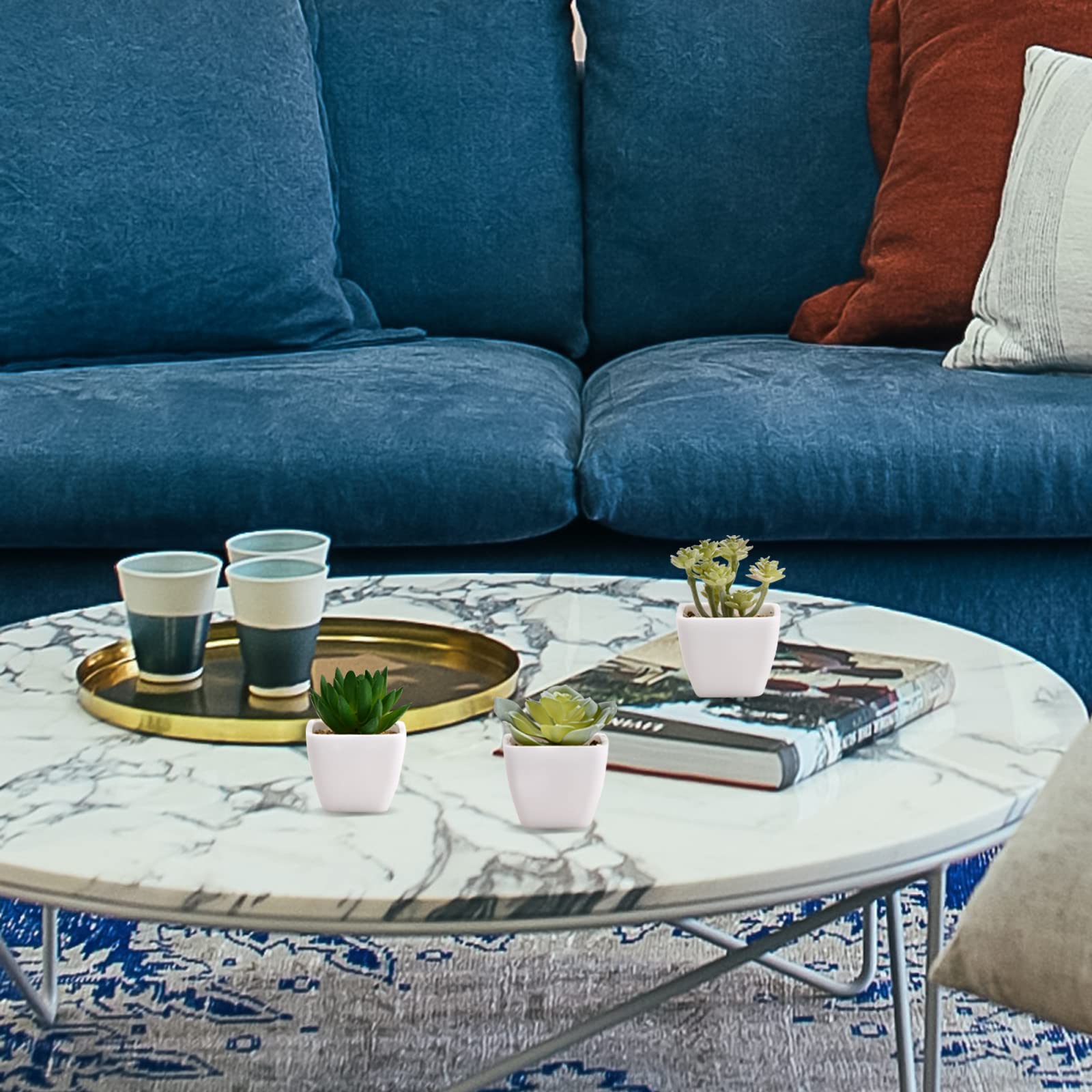 Piante Finte MengQiLe 6 Pezzi - Rampicanti Artificiali 90cm, Per Interno Ed Esterno, Decorazione Casa - Foto 10