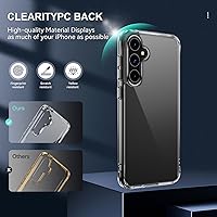 Vista 7 de ANTSHARE Funda para Samsung Galaxy S23 FE, no amarillenta 1 protector de pantalla + 2 protectores de lente de cámara Samsung S23 FE, funda delgada