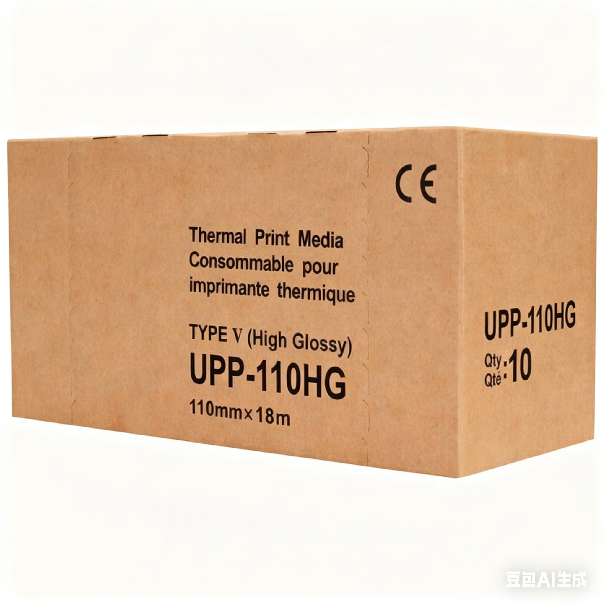 Film/media compatibili di ultrasuono UPP-110HG High Gloss Carta 10 Rotoli, Tipo V High Gloss Thermal Print Film/Media