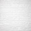 3D Self Adhesive Foam Wall Panels, Covers 45.6 sq feet, Peel & Stick Brick Stone Wallpaper Stickers for Wall Decoration, White