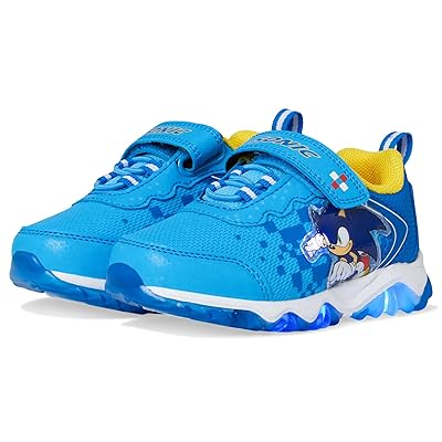 Josmo Sonic The Hedgehog Lighted Sneakers (Toddler/Little Kid) Boys Shoes Blue