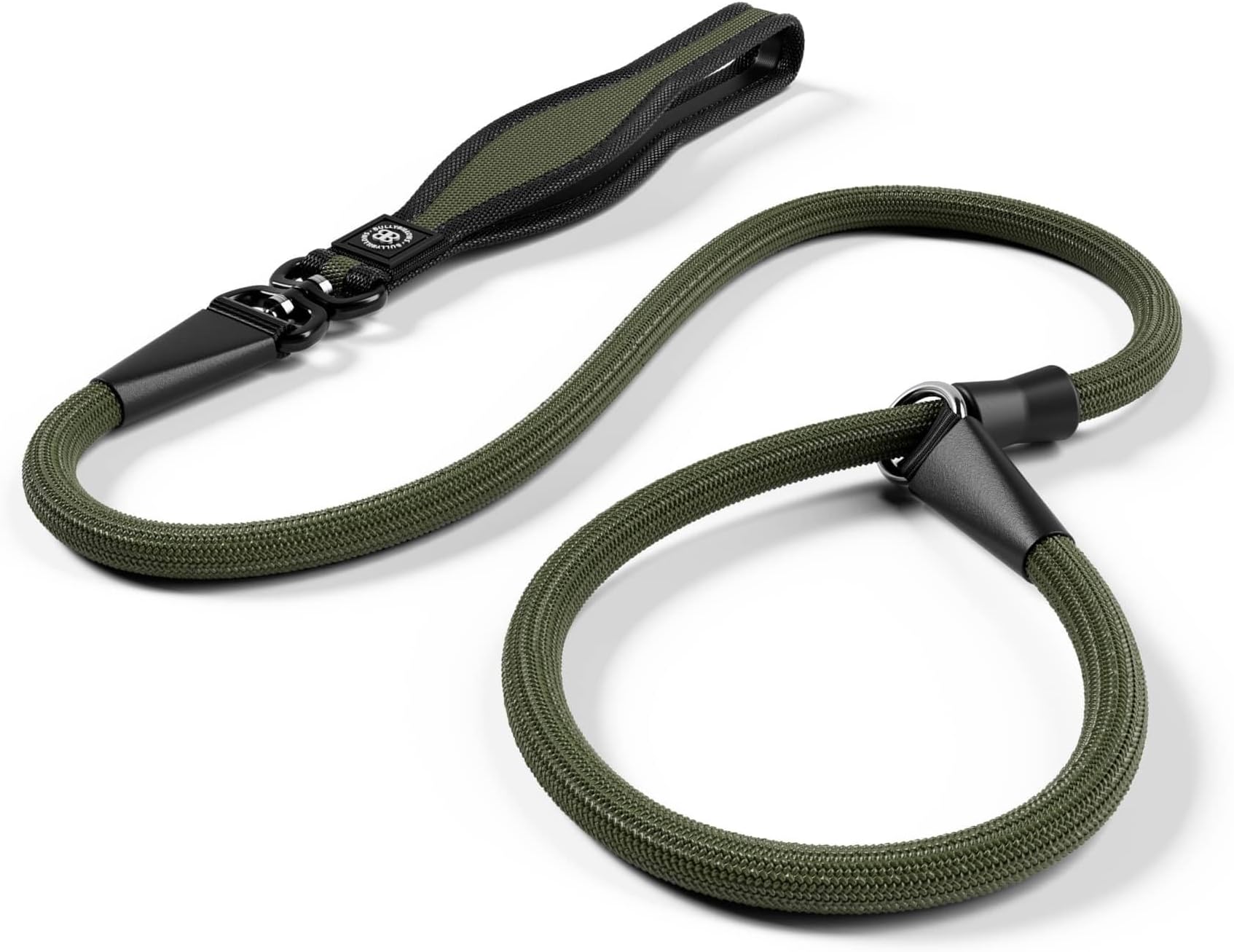 BullyBillows Anti-Pull Anti-Choking Training Dog Lead | 1.2m Active Light Dog Lead Designed With Graded Materials | Suitable For Strong Dogs | Suitable For All dog Breeds | Khaki