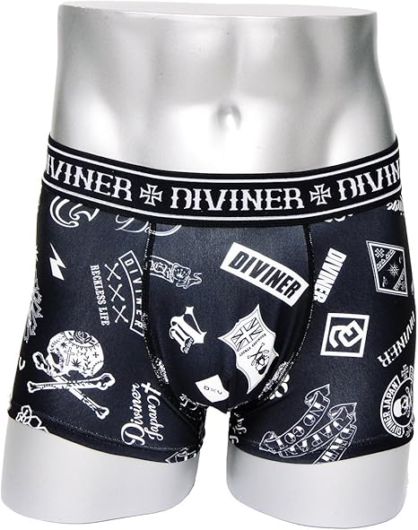 Amazon ディバイナー Diviner ボクサーパンツ メンズ おしゃれ ローライズ ボクサー ブリーフ スカル お兄系 オラオラ系 ボクサー 通販
