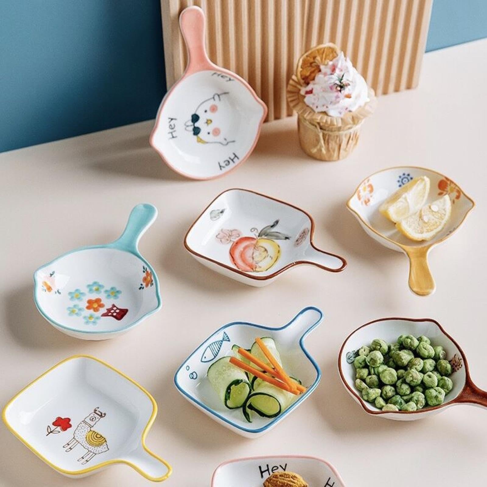 Ceramo 111600 3.75 in. Ceramic Saucer Lilac