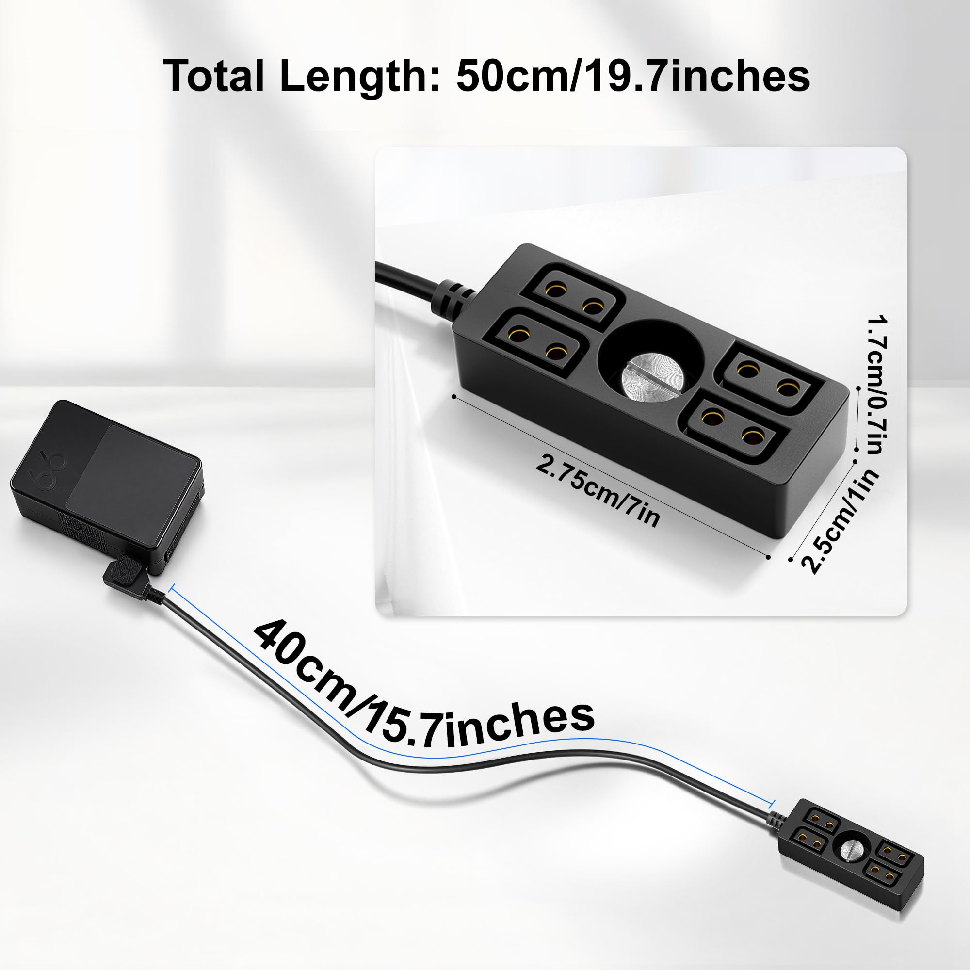 3.5 Mm Splitter, Cable Divisor De Audio Y Micrófono(30cm) | Meses sin