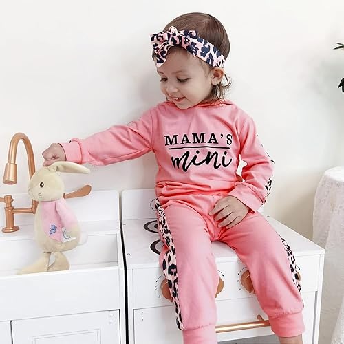 Miniatura 2 de Conjunto de ropa para bebé recién nacido, sudadera con capucha y pantalones, diadema para niña pequeña