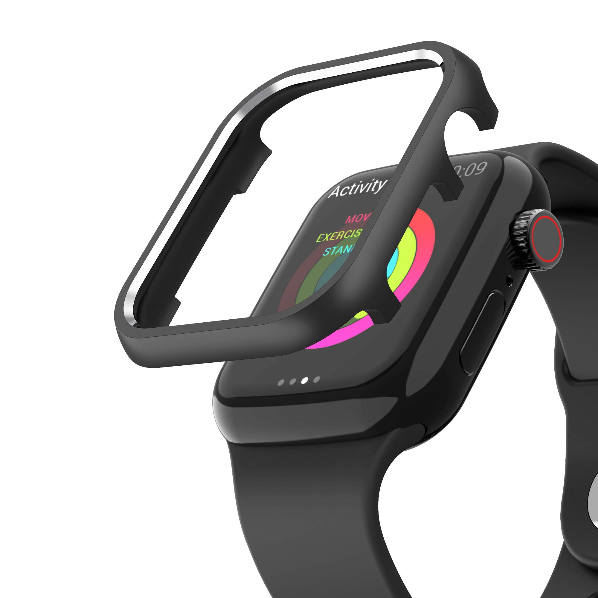 MXFDOKD Metall Hülle Kompatibel mit Apple Watch Series 9 41m