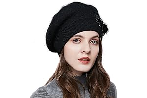 Winter Angora Beanie for Women