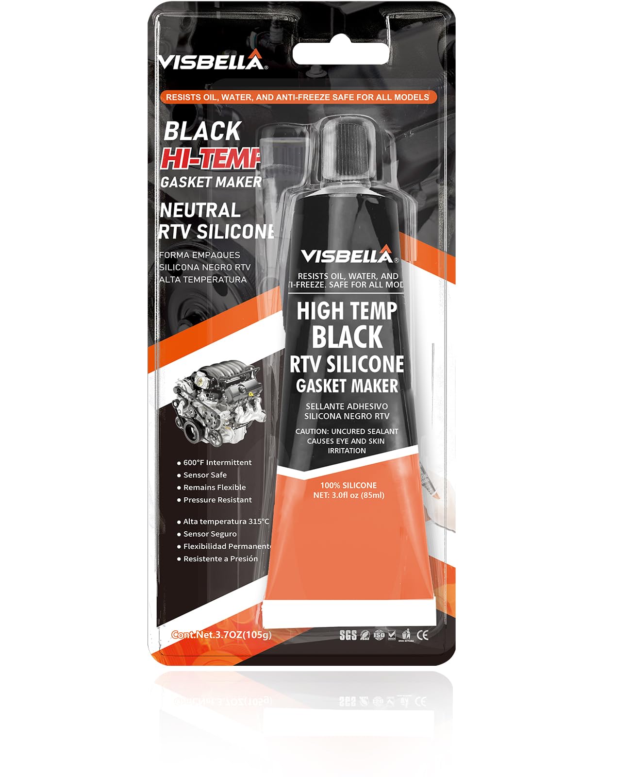 Visbella High Temperature RTV Silicone Gasket Maker