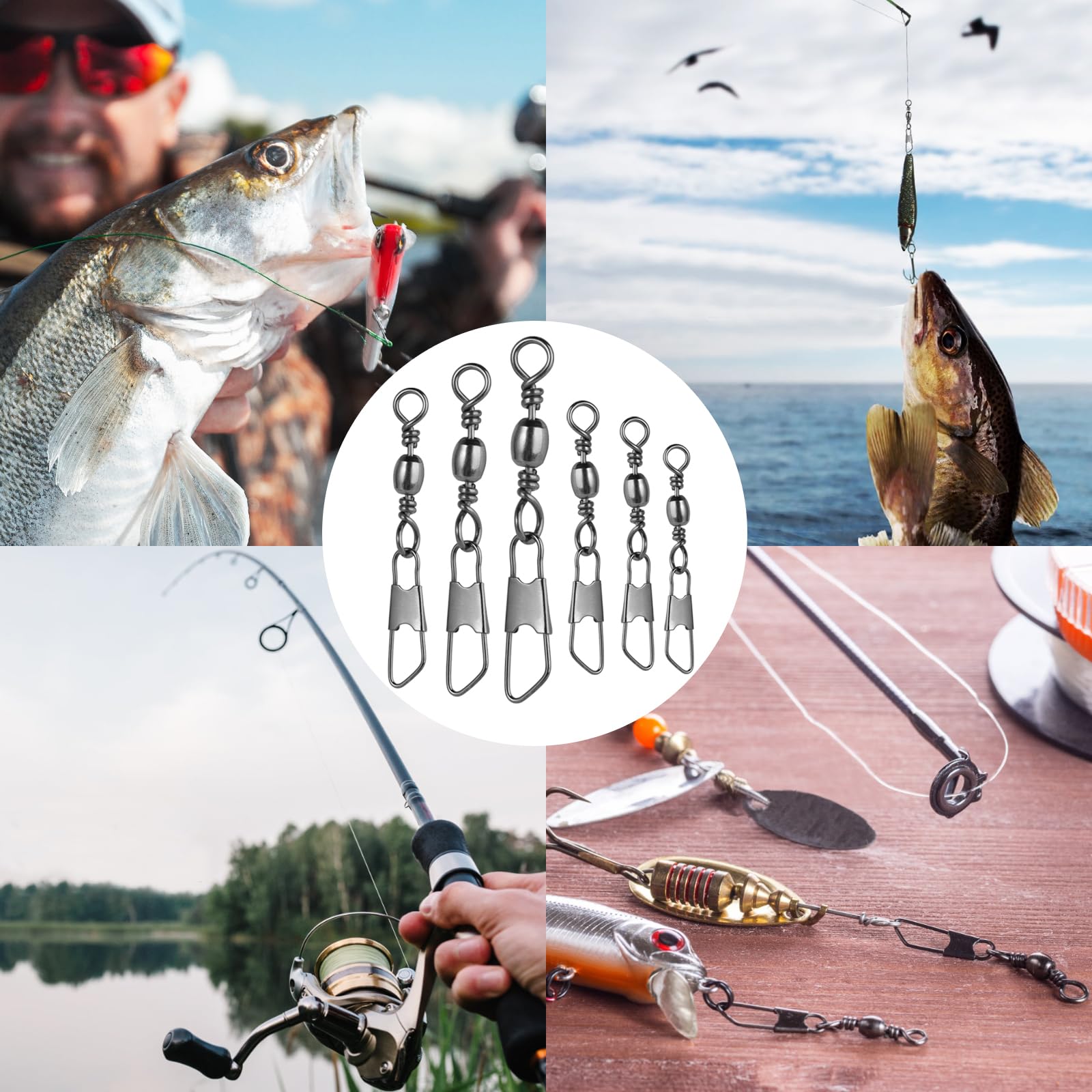 Lot De 100 émerillons Pour Pêche à La Carpe Avec Emboîtement