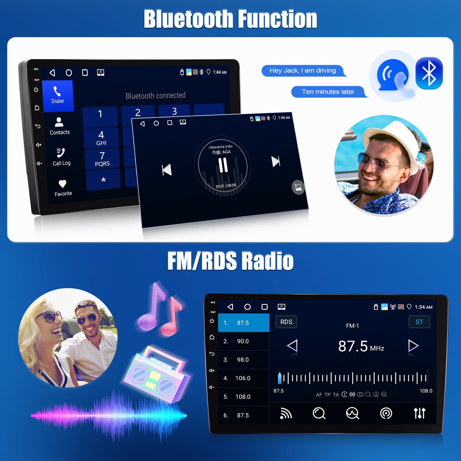 OiLiehu Autoradio Android 13 Per Fiat 500 (2007-2015) – 7 Pollici, 4G+64G, CarPlay Wireless, GPS, DAB, Con Telecamera - 3