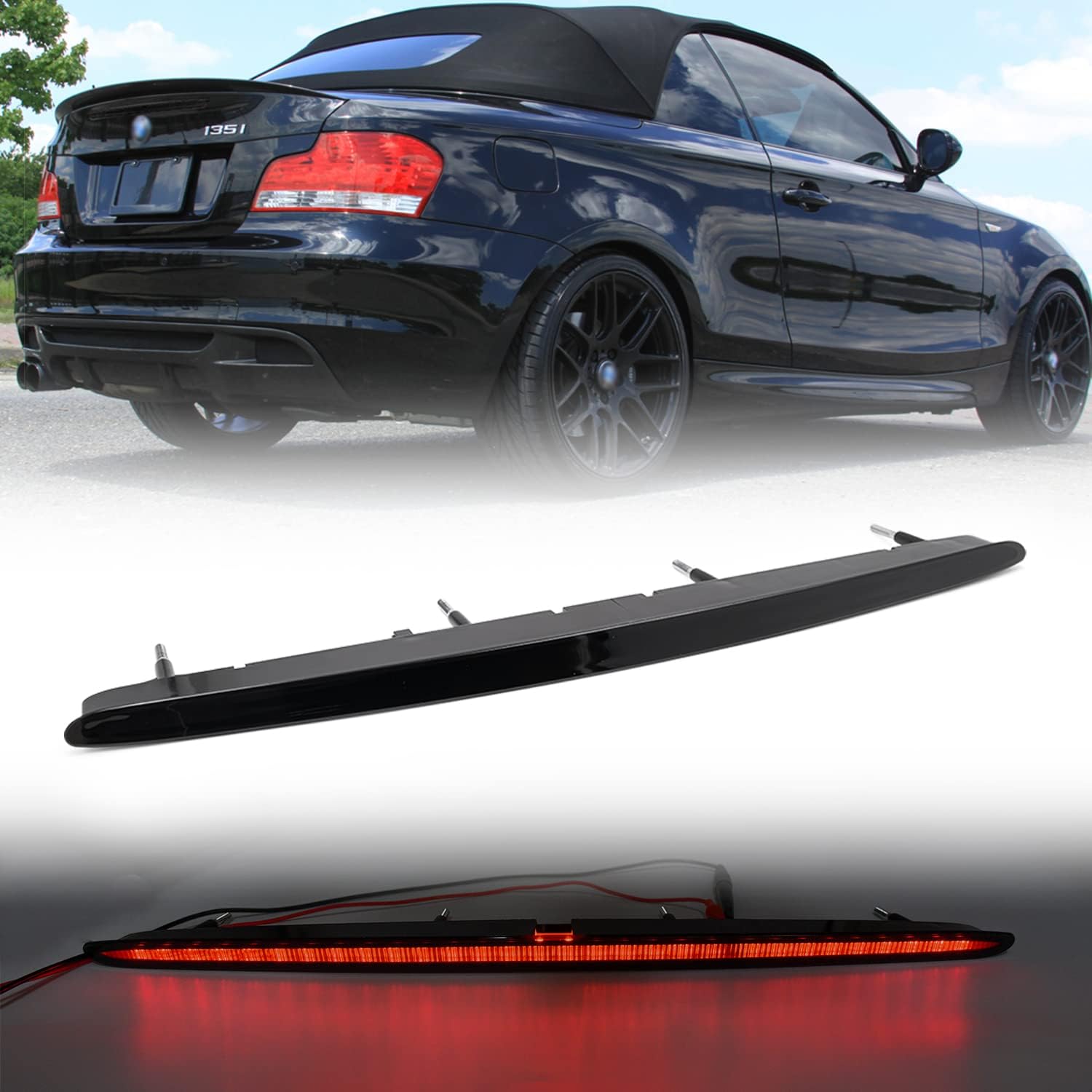 NSLUMO Led Third Brake Light Replacement for 20082013 BMW