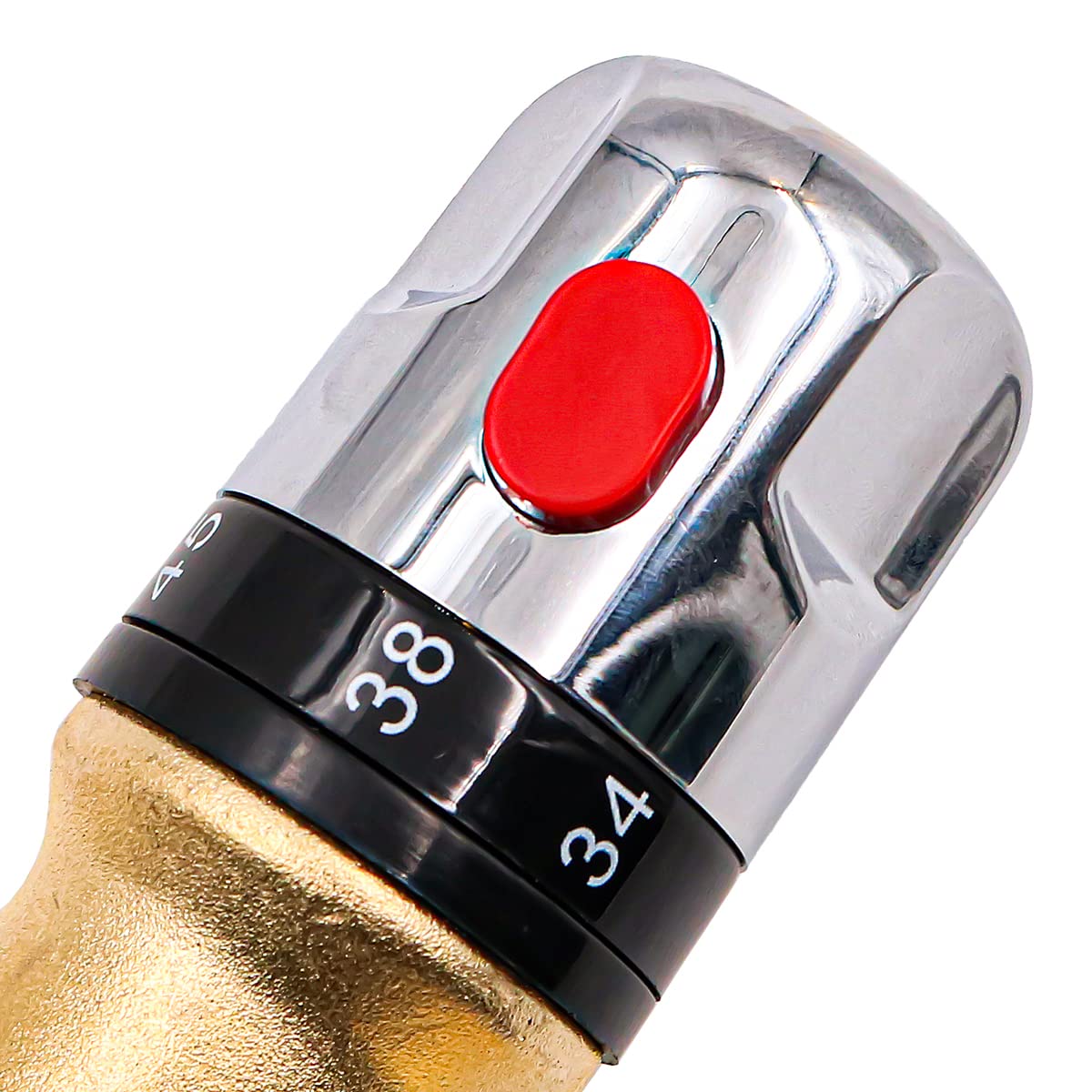 Réservoir d'eau Chaude Cartouche de Douche thermostatique Mitigeur Tuyau en Laiton Thermostat Robinet Contrôle de la température de l'eau Mitigeur