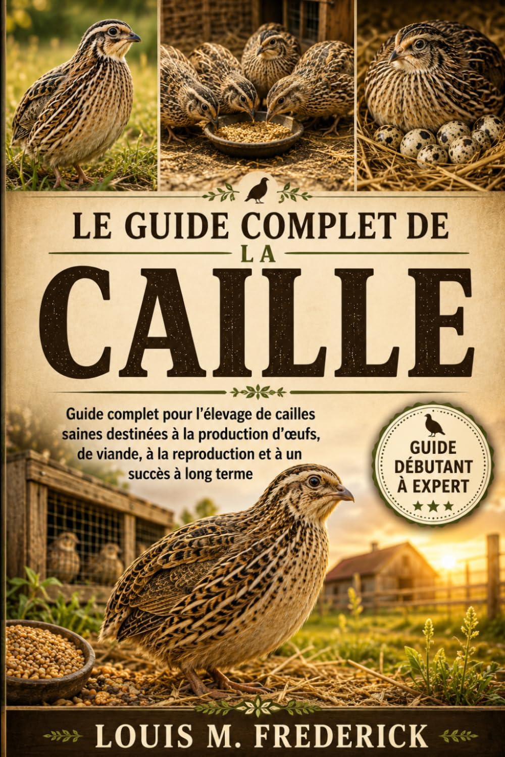 LE GUIDE COMPLET DE LA CAILLE: Guide complet pour l'élevage de cailles saines destinées à la production d'œufs, de viande, à la reproduction et à un succès à long terme