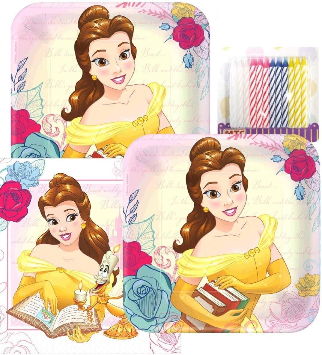 Lobyn Value Pack Beauty and The Beast Party Plates and