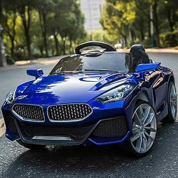 SBToys Electrical Battery Operated Ride on car for Kids ( 1yr to 5 yr Kids ) Metallic Blue/Red