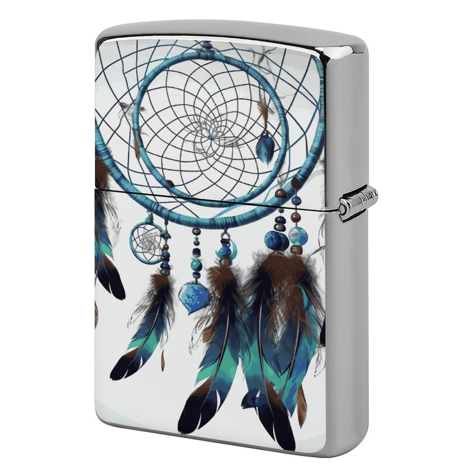 Native American Dream Catcher Lighter Case for Men, Personalized Lighter Cover for Valentine's Day Gifts, Flip-Top Lighters Shell for Outdoor, Portable Lighters Protective Sleeve