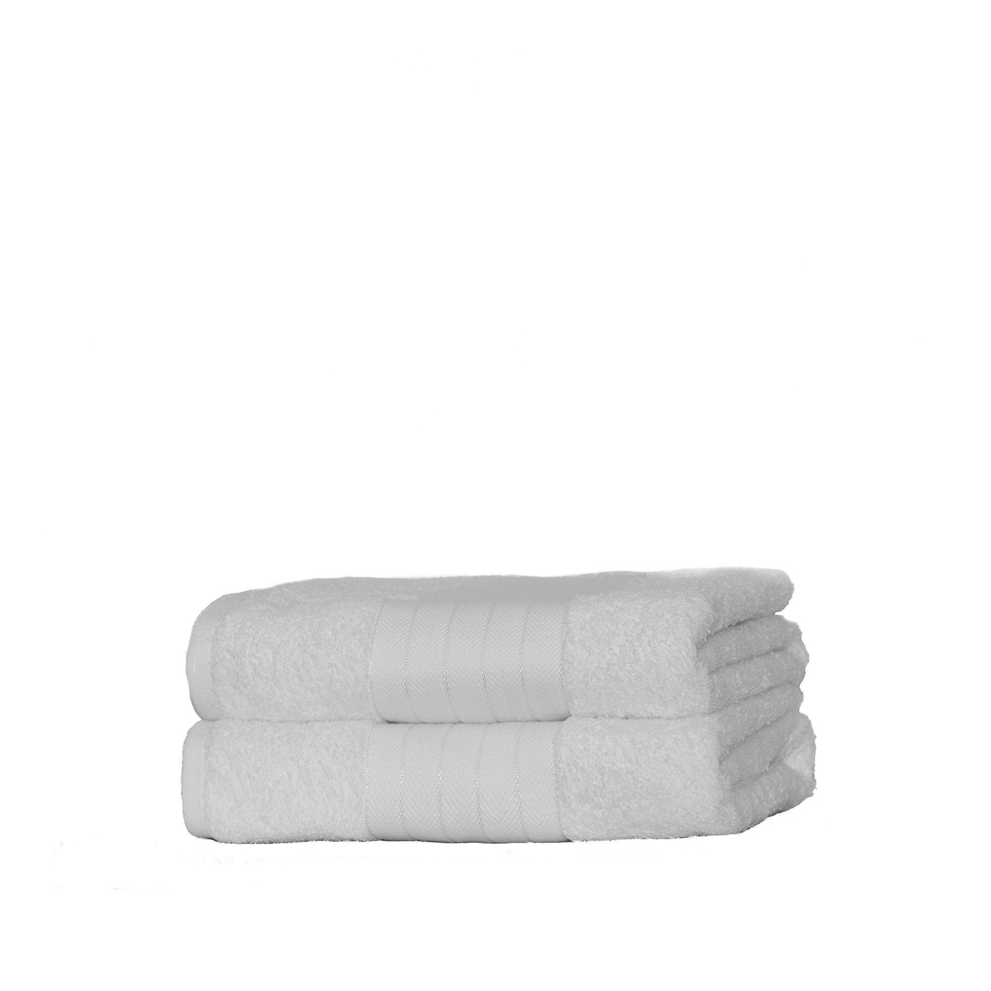 Dreamscene White Brentfords Luxury 100% Cotton 2 X Jumbo Bath Sheets Extra Large Towels Bale-, 100 Percent, Full