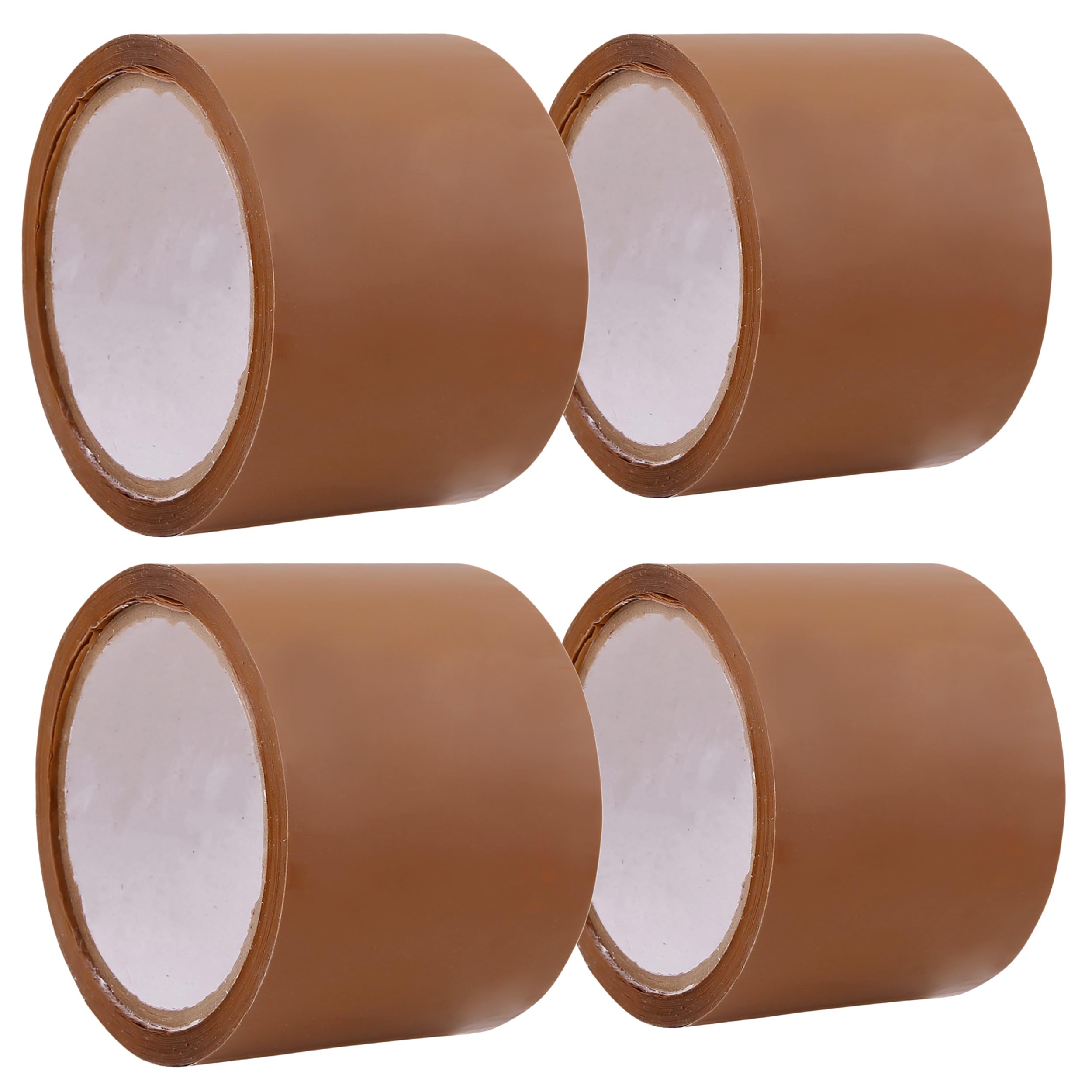 A E AMAAN Brown Tape For Packing High-Strength Packaging Tape | Carton Packing Tape | Self Adhesive Tape | 65 Meters in Length - 3 inch Width (Pack of 4)
