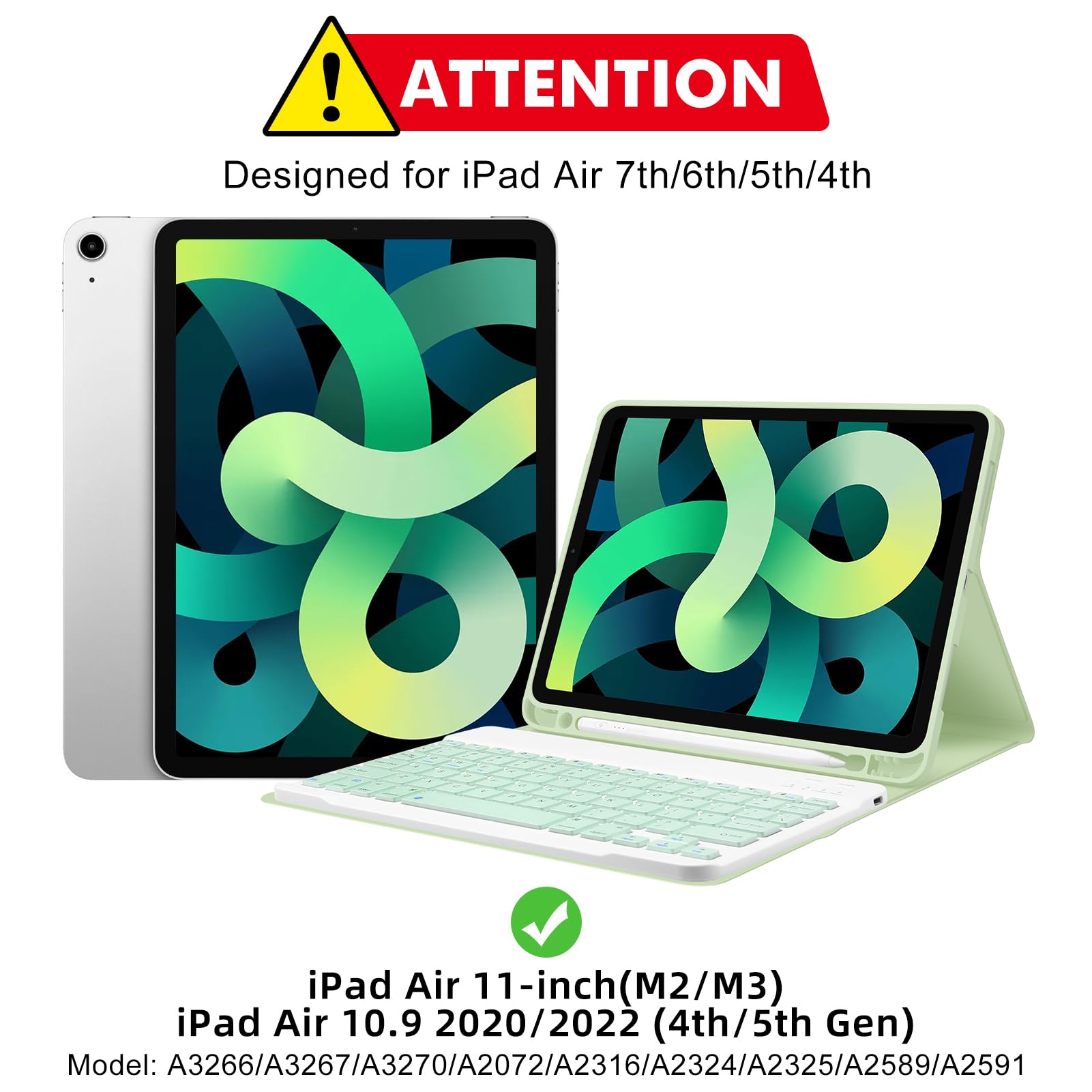 Amazon.com: GOKOCO Keyboard case for iPad Air 11