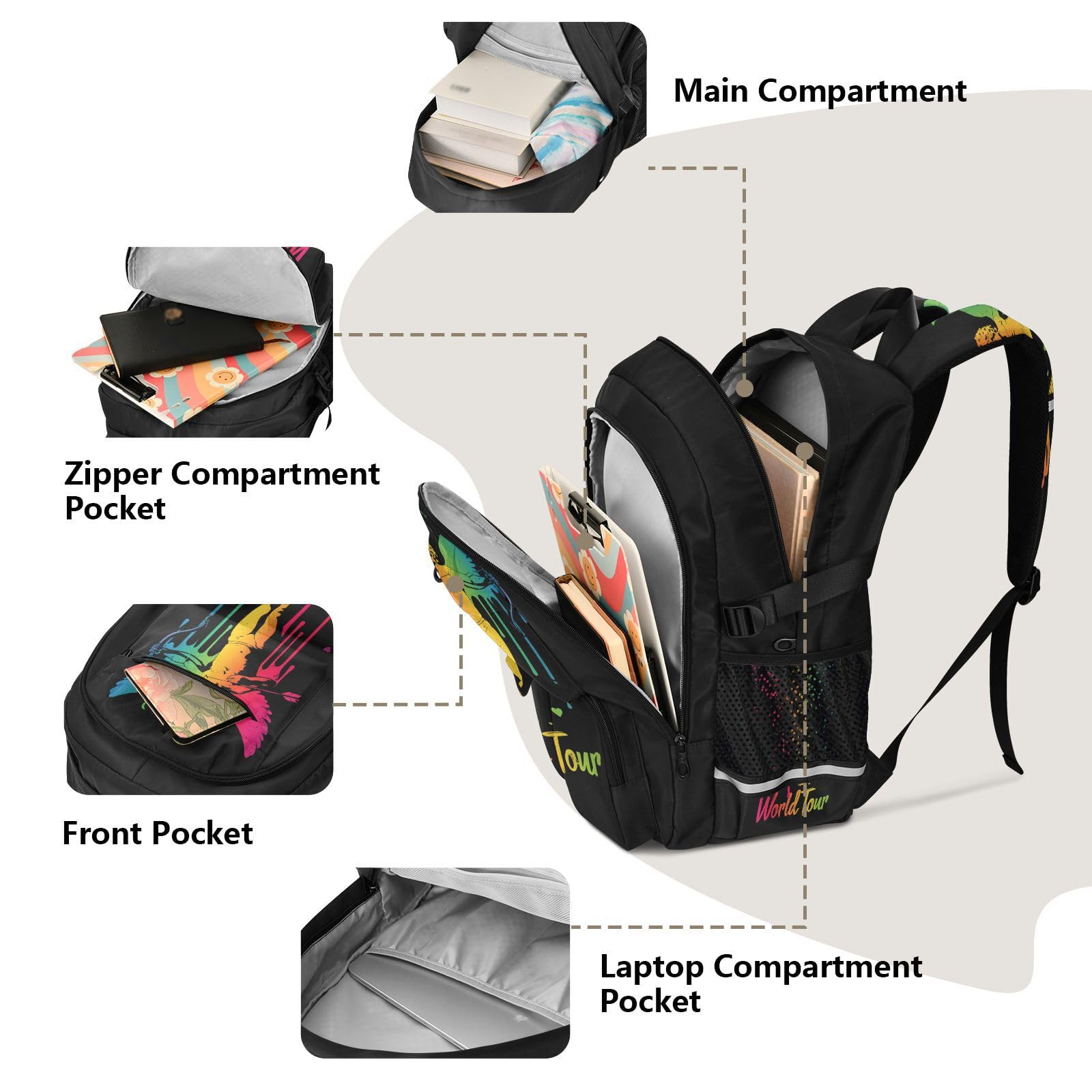 Plecaki podróżne Drip Cupid Work Bookbag