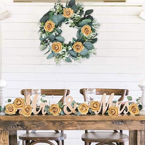 Miniatura 7 de INSUNSIX Rosas de espuma, 200 cabezas de rosas de 1.97 pulgadas, rosas artificiales para manualidades, centros de mesa de boda, arreglos de