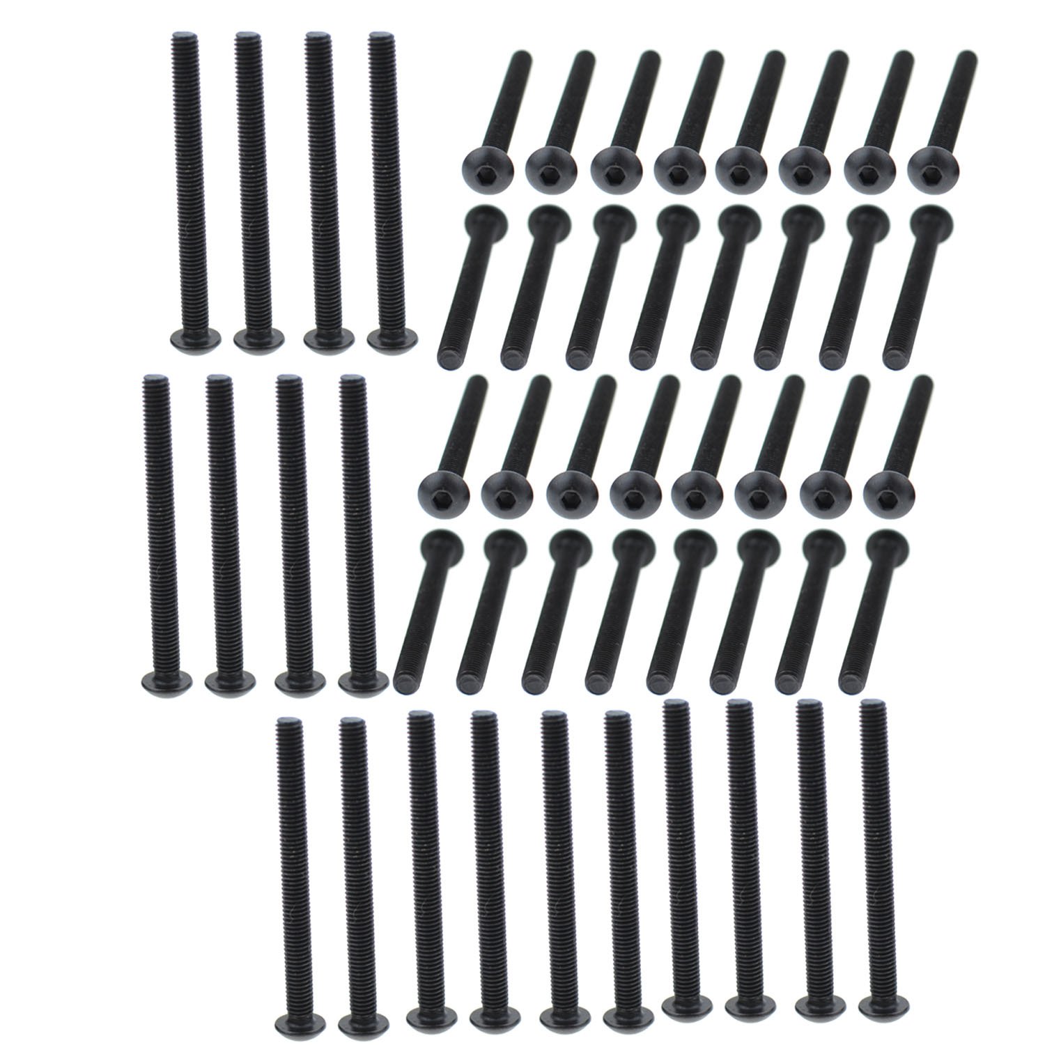 XunLiu Grade 10.9 Alloy Steel Button Head Hex Socket Screws (M5X55)